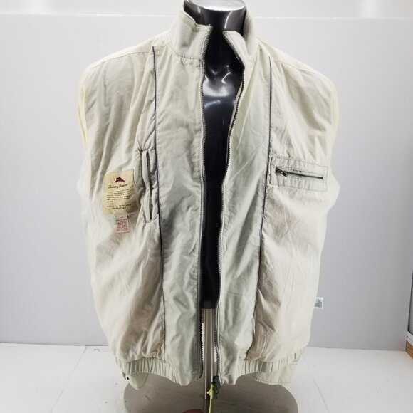 Tommy Bahama Mens  Sand Catalina Cruiser T5488 Full Zip Cotton Nylon Jacket Sz L - Picture 12 of 13
